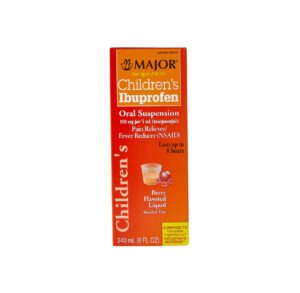 Children's pain relief medicine for fever and discomfort.
