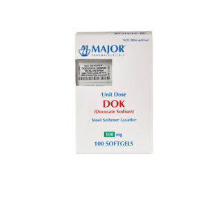 Box of Major DOK softgel capsules.