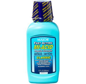 Bottle of Major Mint Alamo Mouth Acid Classic mouthwash.