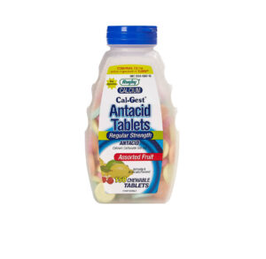 Bottle of calcium-fortified multivitamin tablets with minerals.