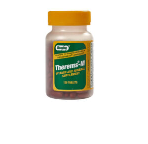 Bottle of Therems-D dietary supplement with vitamin D.