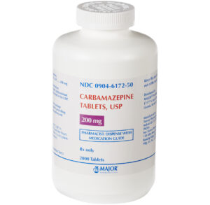 A bottle of Carisoprodol tablets for muscle relaxation.