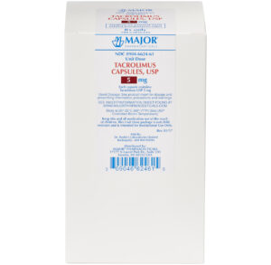 Back of a white packaged product with blue and red text, including a barcode.