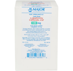 Back of a Major brand supplement box with product details and barcode.