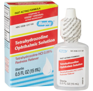 Bottle of Terbinafine Ophthalmic Solution for eye fungal infections.