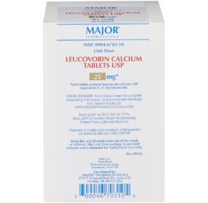 Box of Major Calcium Tablets.