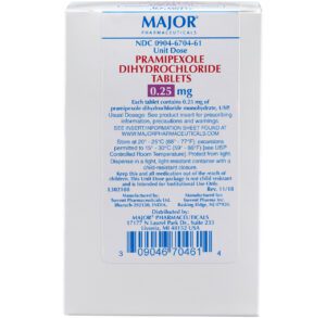 Back of a Major Pharmaceuticals medication box with usage instructions and warnings.