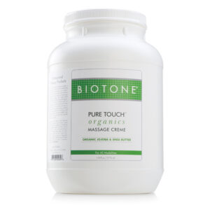 Biotone Pure Touch collagen powder container for skin and joint health.
