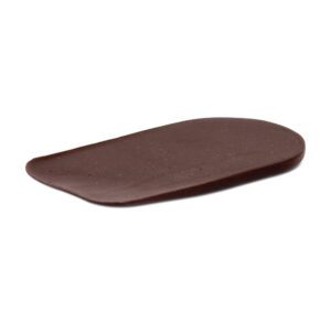Minimalist brown wooden serving tray with a smooth finish.