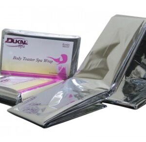 A pack of silver foil sheets with a branded box.
