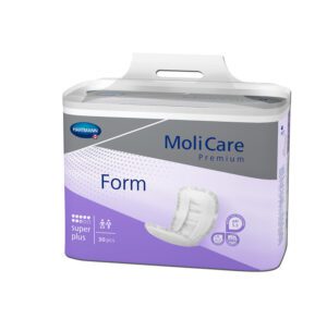 Package of MoliCare Form adult incontinence pads.