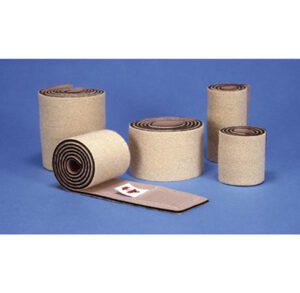 Various rolls of adhesive bandage tape in different sizes.