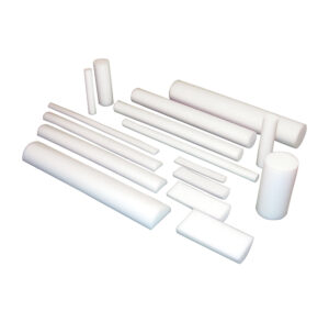 Various white chalk sticks of different shapes and sizes.