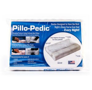 Pillo-Pedic pillow designed for neck support and comfort.
