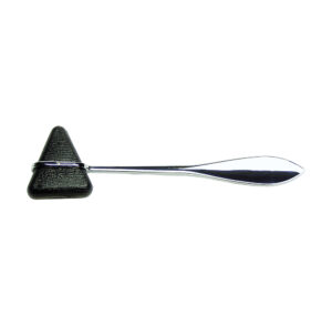 A reflex hammer used for medical neurological exams.