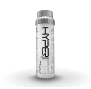 A sleek silver cylindrical container labeled 'HYPERTEK'.