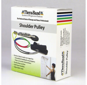 TheraBand Shoulder Pulley for shoulder rehabilitation exercises.