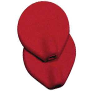 Red boxing gloves stacked on each other.
