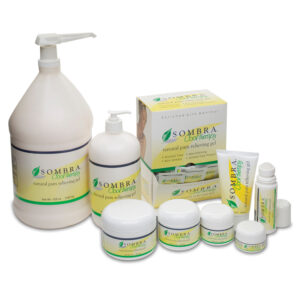 Collection of various skincare products with white and yellow packaging.