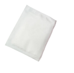 A folded white towel on a plain white background.