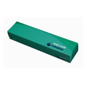 Green rectangular box with a logo and text.