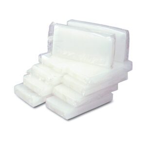 Stack of white foam packaging pieces for protection.