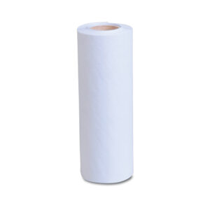 A roll of white baking paper or parchment paper.