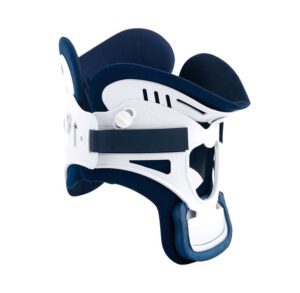 A specialized cervical collar for neck support and immobilization.