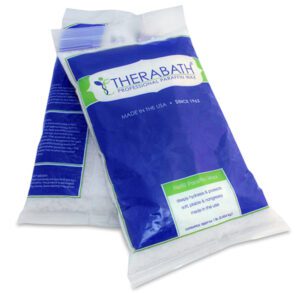 TheraBand resistance bands in blue packaging.